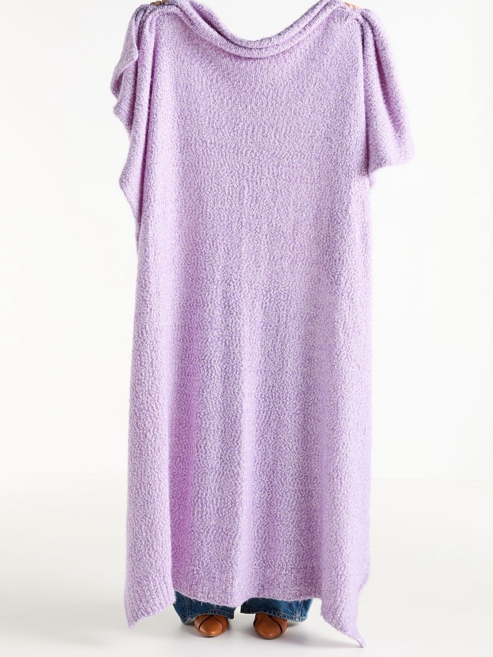 Anthropologie Lavender Cozy Boucle Throw Blanket NEW 2 available